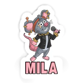 Mila Sticker Singer Image