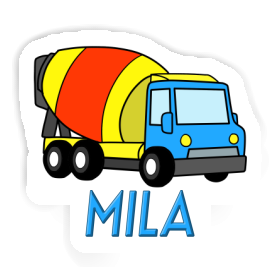 Mixer Truck Sticker Mila Image