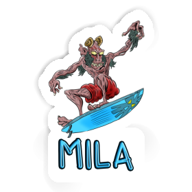 Sticker Mila Surfer Image