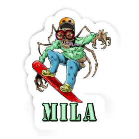 Sticker Mila Boarder Image