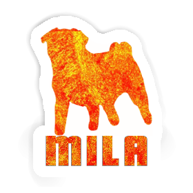 Mila Sticker Pug Image