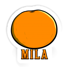 Mila Aufkleber Orange Image