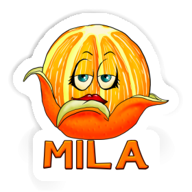 Mila Sticker Orange Image