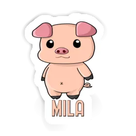 Piggy Sticker Mila Image