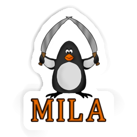 Fighting Penguin Sticker Mila Image