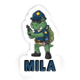 Sticker Mila Police Officer Image