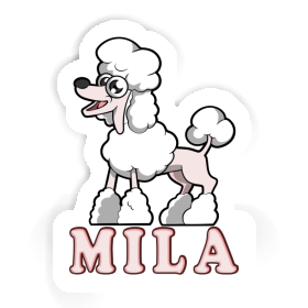 Mila Autocollant Caniche Image