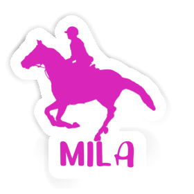 Sticker Mila Horse Rider Image