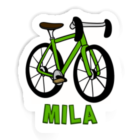 Sticker Racing Bicycle Mila Image