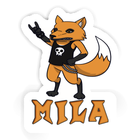 Rocker Fox Sticker Mila Image