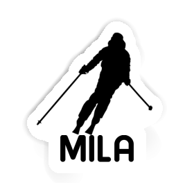 Skier Sticker Mila Image