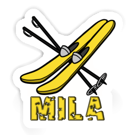 Mila Sticker Ski Image