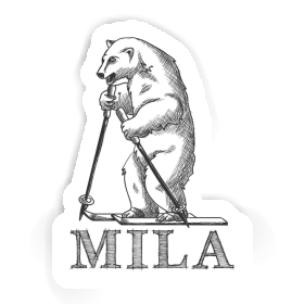 Sticker Skier Mila Image