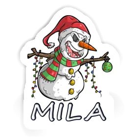 Sticker Bad Snowman Mila Image