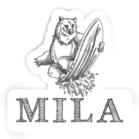 Sticker Mila Surfer Image