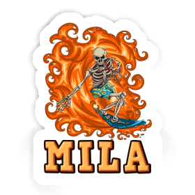 Surfer Sticker Mila Image