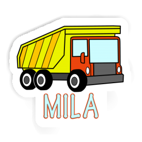 Dump Truck Sticker Mila Image