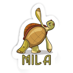 Sticker Mila Yoga Turtle Image