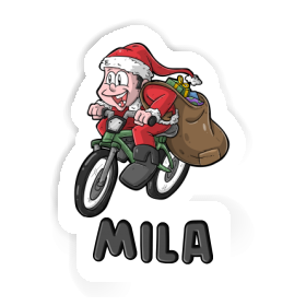 Mila Sticker Bicycle Rider Image