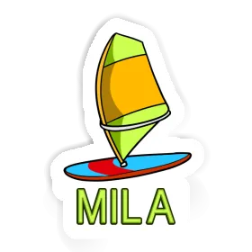 Mila Sticker Windsurf Board Image