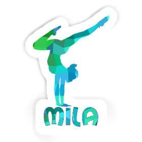 Sticker Yoga Woman Mila Image