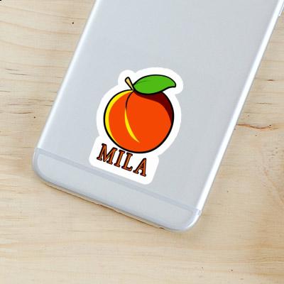 Mila Sticker Apricot Laptop Image