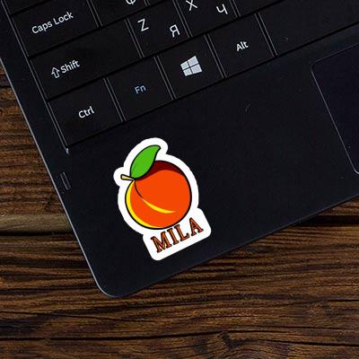 Mila Sticker Apricot Notebook Image