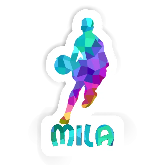 Sticker Mila Basketball Player Gift package Image