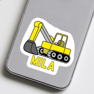 Sticker Excavator Mila Gift package Image