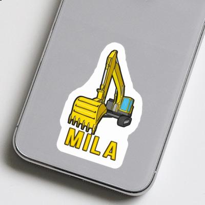 Sticker Excavator Mila Laptop Image