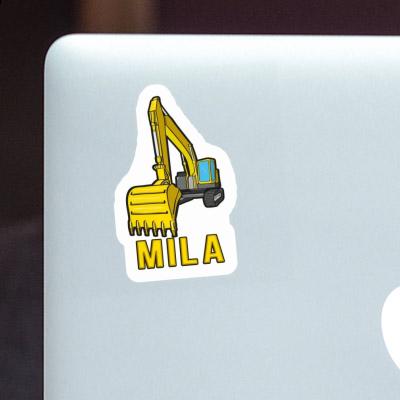 Sticker Excavator Mila Image