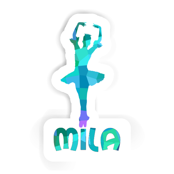 Mila Sticker Ballerina Laptop Image