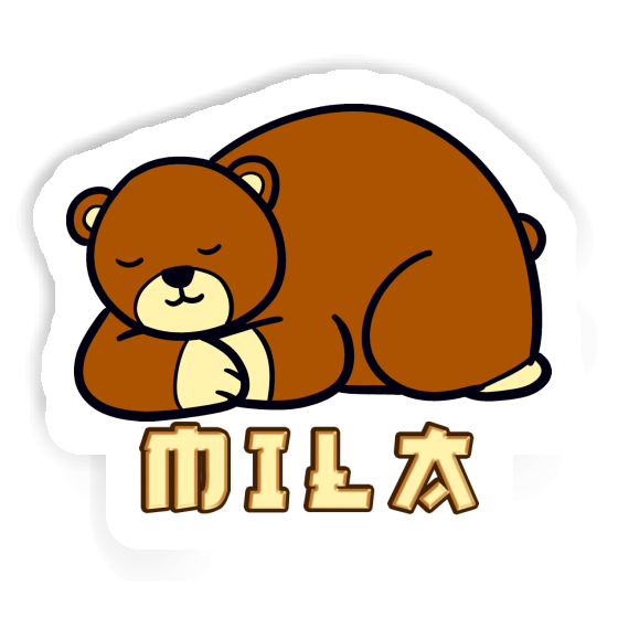 Mila Sticker Bear Laptop Image