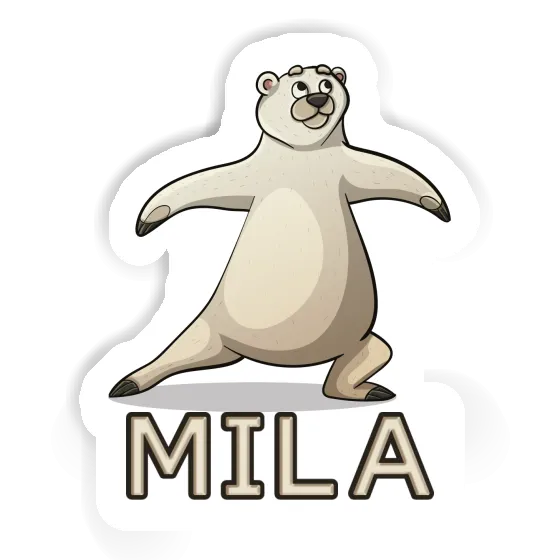 Sticker Mila Bear Gift package Image