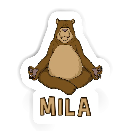 Sticker Mila Bear Gift package Image