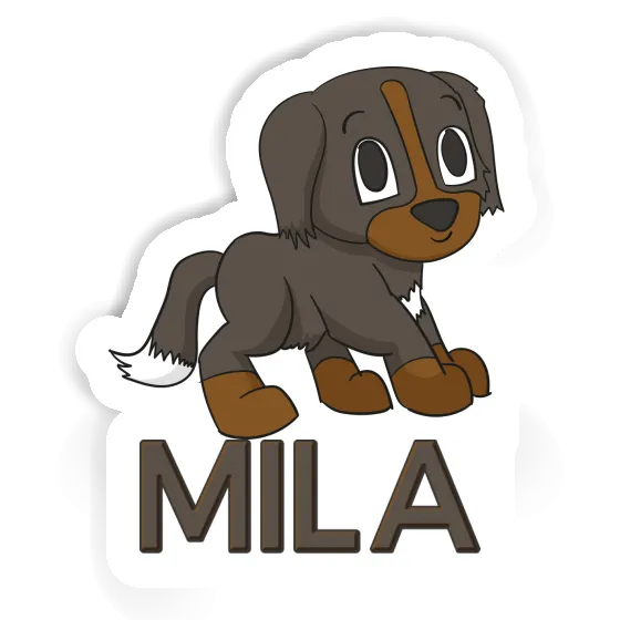 Sticker Mila Berner Sennenhund Gift package Image