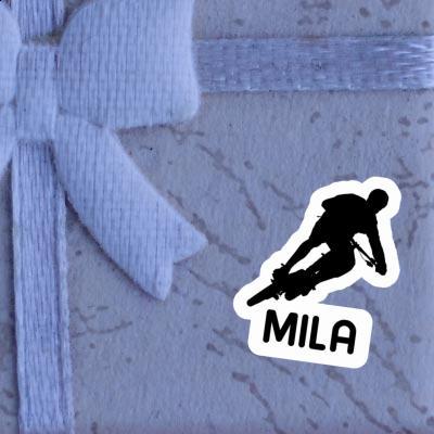 Mila Sticker Biker Notebook Image