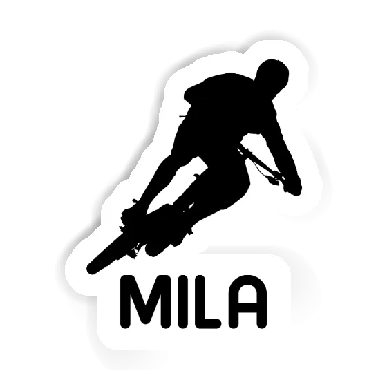 Mila Sticker Biker Image