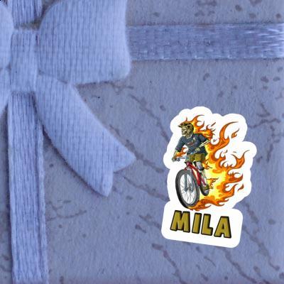 Mountainbiker Sticker Mila Image