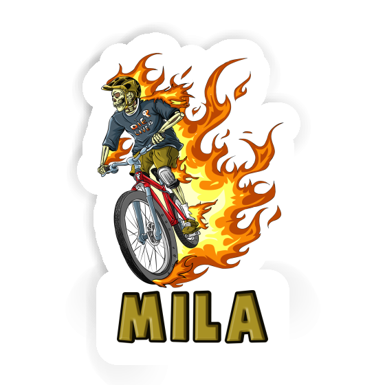 Mountainbiker Sticker Mila Notebook Image