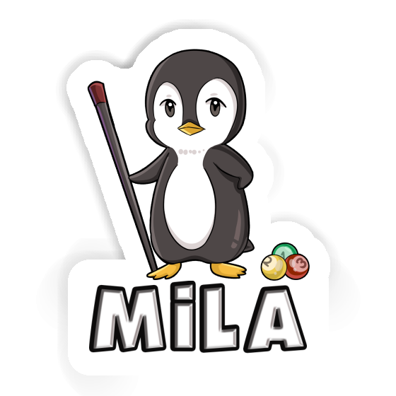 Billiards Player Sticker Mila Image