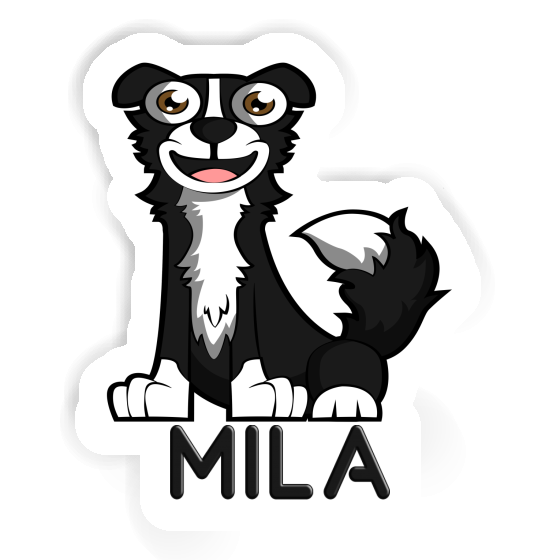 Border Collie Sticker Mila Notebook Image