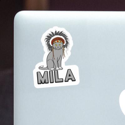 Sticker Mila Indian Cat Gift package Image