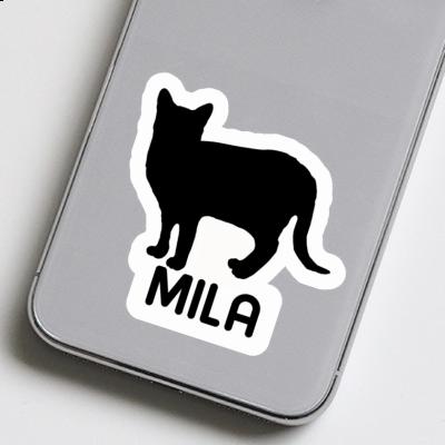 Sticker Cat Mila Laptop Image