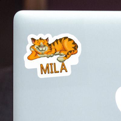 Sticker Cat Mila Laptop Image