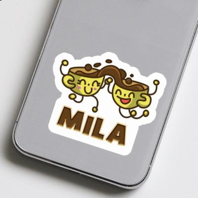 Mila Sticker Coffee Laptop Image