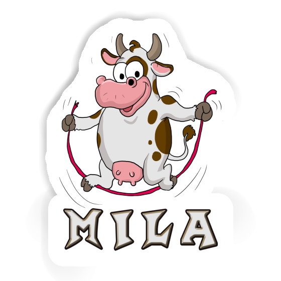 Sticker Mila Fitness Cow Gift package Image