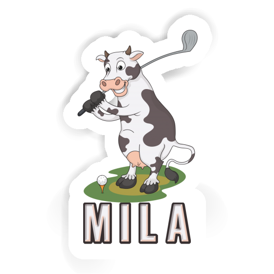 Cow Sticker Mila Laptop Image