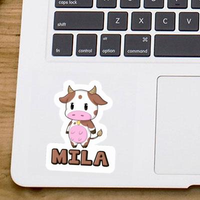 Sticker Mila Cow Notebook Image