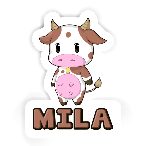 Sticker Mila Cow Laptop Image